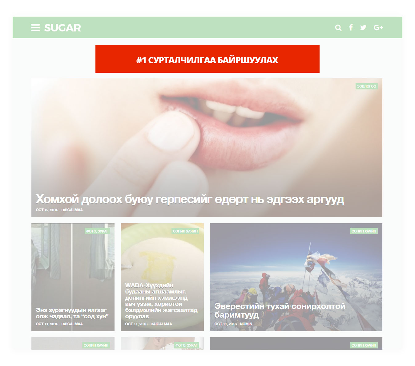 Сурталчилгаа #1